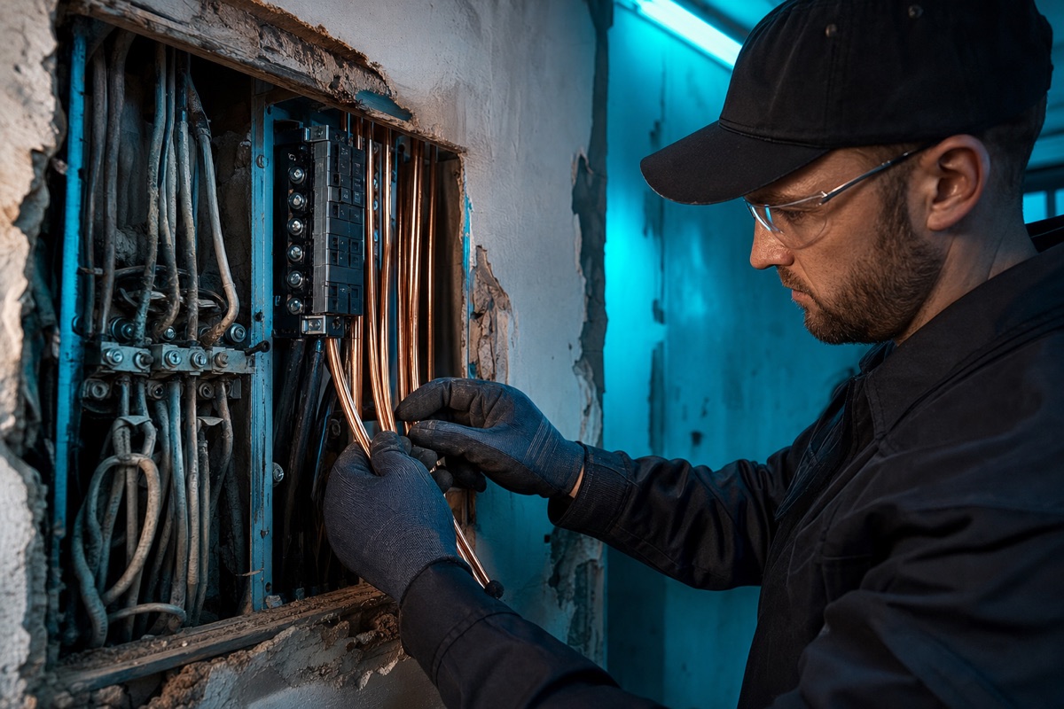 Modernizare instalație electrică veche în Constanța